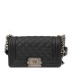 CHANEL Boy Chanel ChainShoulder Bag Black A67085 Caviar Leather Size 20