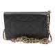 Chanel Matelasse Chain Wallet Shoulder Caviar Skin Black Ap0250 A Pochette 0608