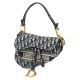 Dior M0446 saddle bag beige multicolor mizza