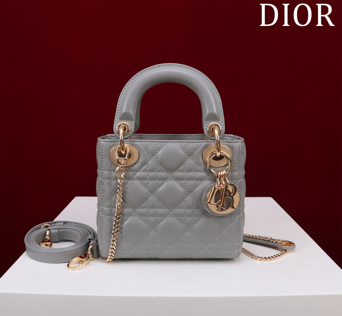 CHRISTIAN Dior  Lady Dior Shoulder crossbody hand Bag