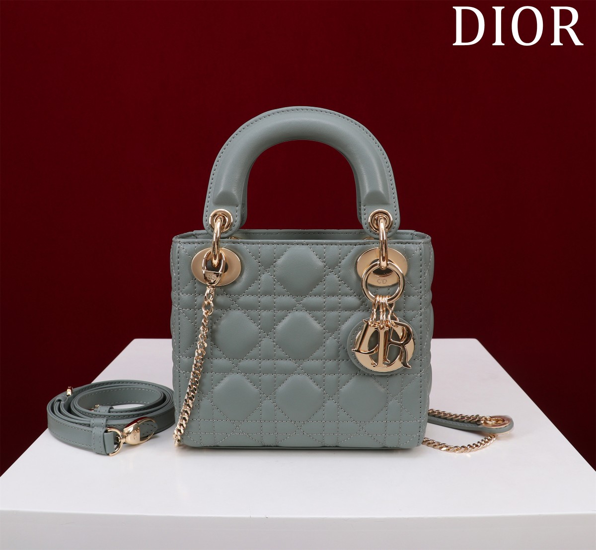 CHRISTIAN Dior  Lady Dior Shoulder crossbody hand Bag