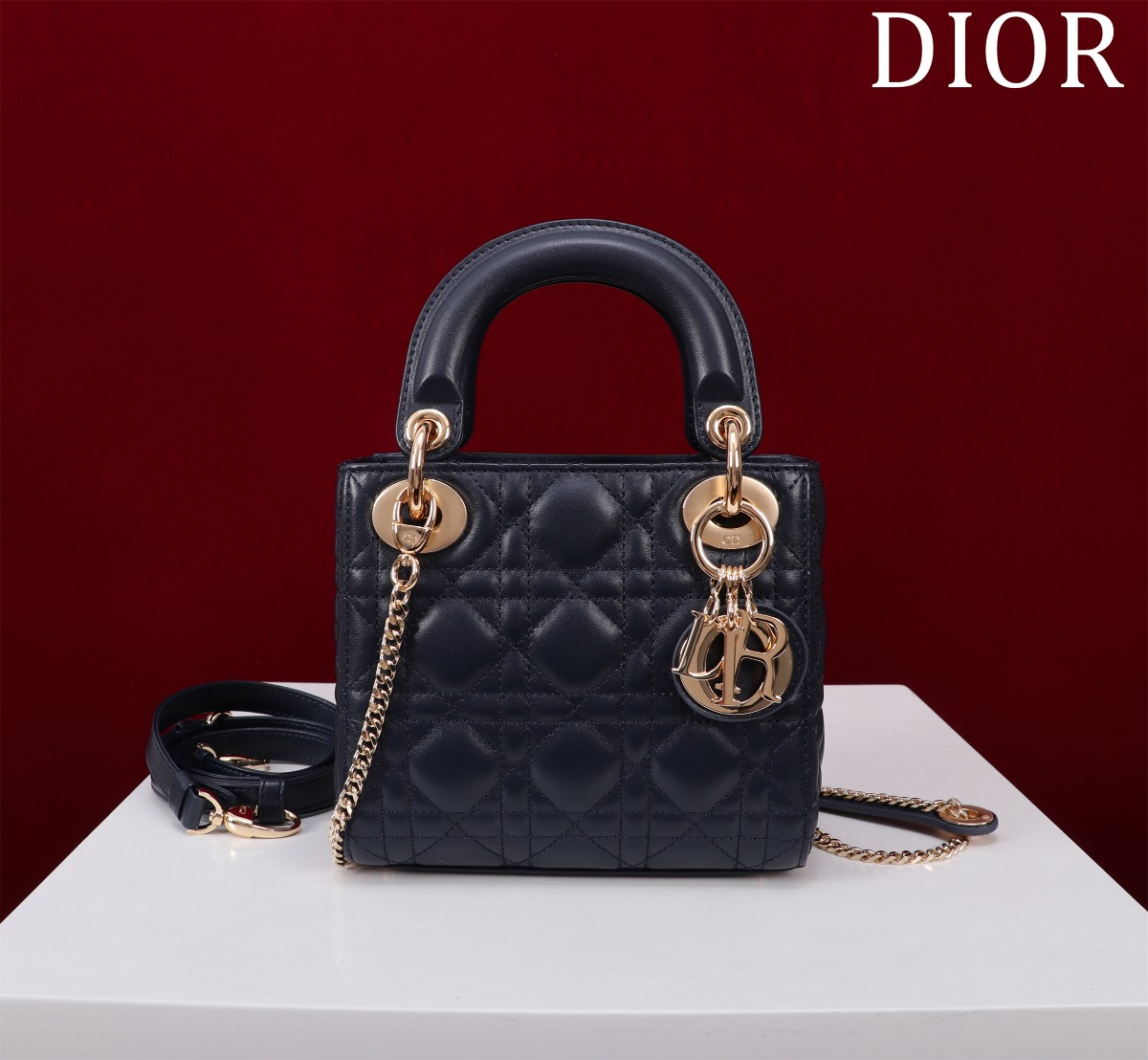 CHRISTIAN Dior  Lady Dior Shoulder crossbody hand Bag