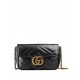 GUCCI GG Marmont matelassé shoulder bag black whtie red 476433