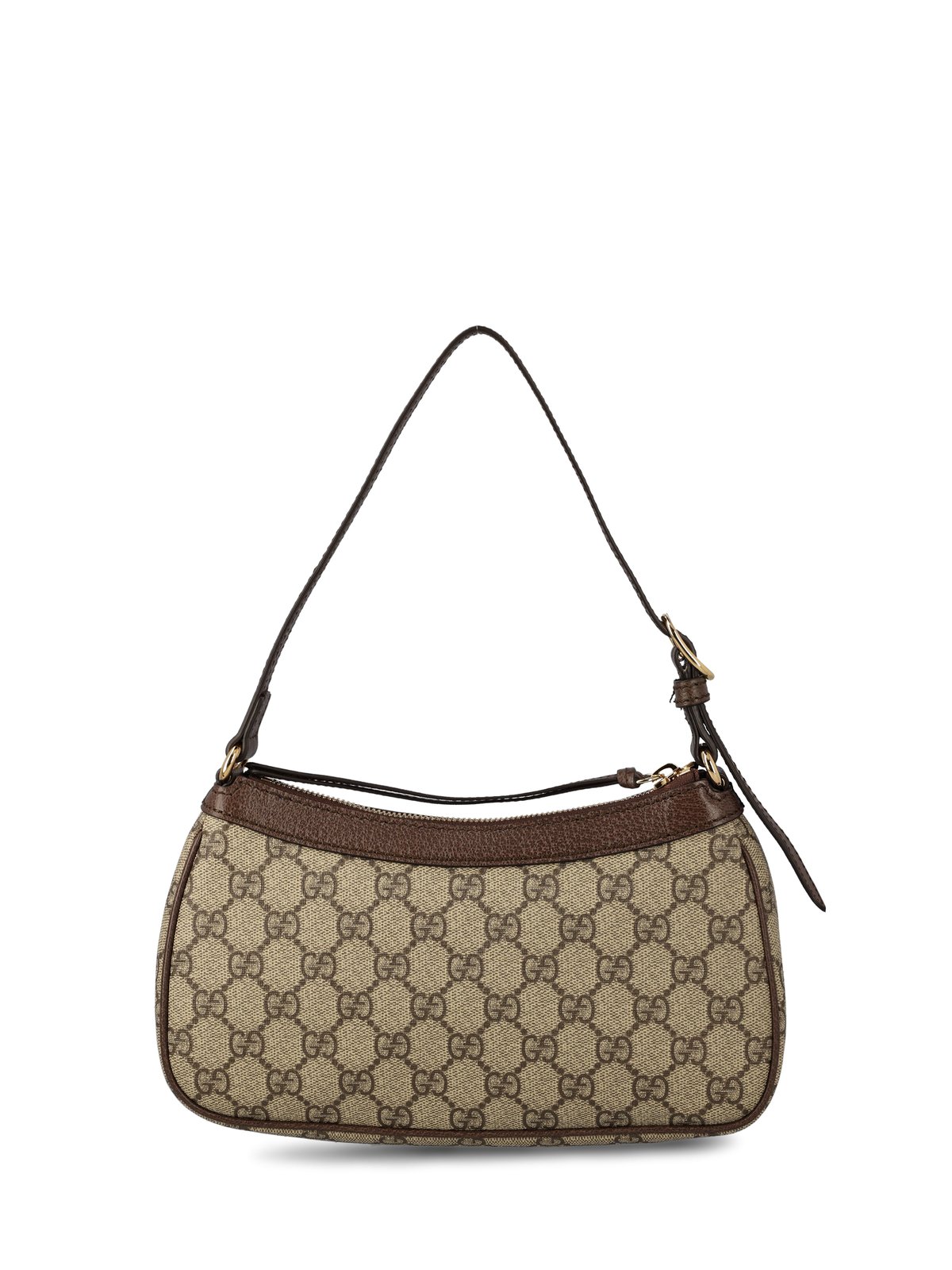 Gucci Ophidia GG Logo Supreme Canvas Small Handbag Underarm Bag Brown 735145