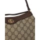 Gucci Ophidia GG Logo Supreme Canvas Small Handbag Underarm Bag Brown 735145