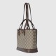 GUCCI 2Way Tote Bag Hand shoulder 765043 GG canvas Beige Brown  Women