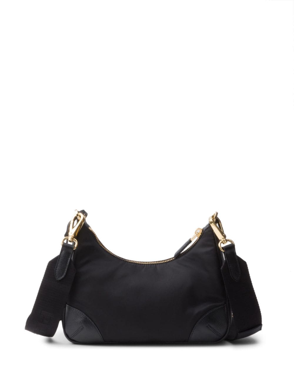 Prada 1BH204 Black Re-Edition 2005 Saffiano Shoulder Bag